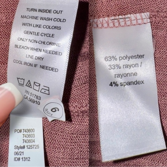 Maurices Sweater NWT Pink Brown Ribbed Mock Neck Shoulder Cut Out Long Sleeve M - Picture 10 of 16